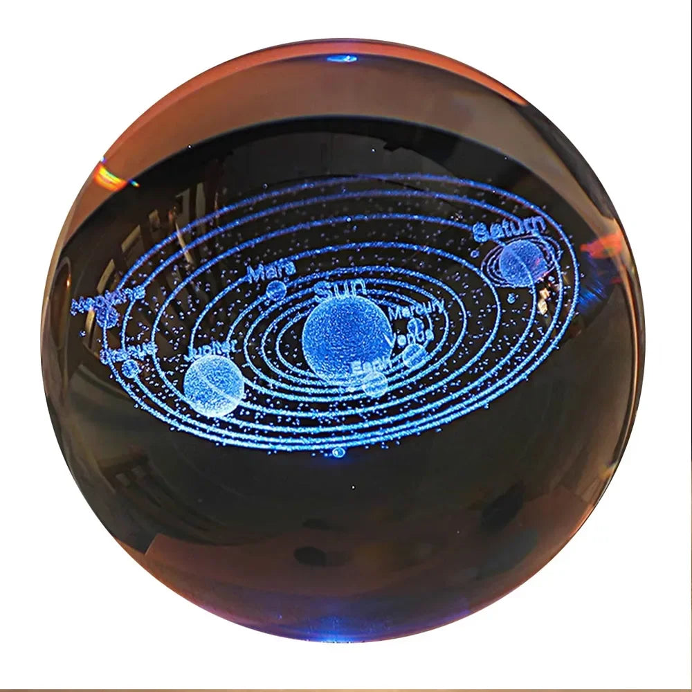 ✨ 3D Galaxy Crystal Lamp 🌌 – Mesmerizing Planetary Glow 🌙 for Your Home & Bedroom 🏡 ✨