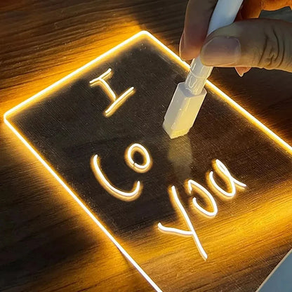 ✨ Creative LED Message Board Night Light – Customizable USB Lamp for Kids & Home Decor 💡🎨